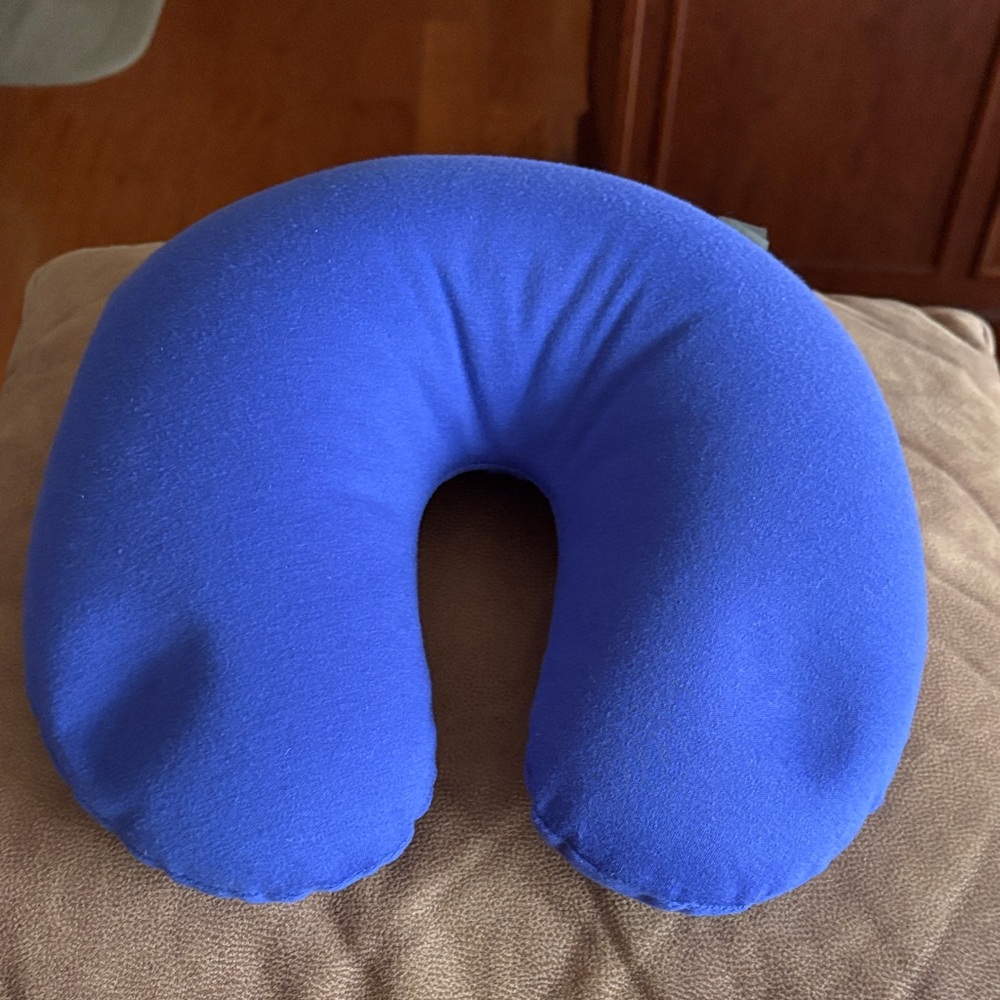 Blue Travel Neck Pillow